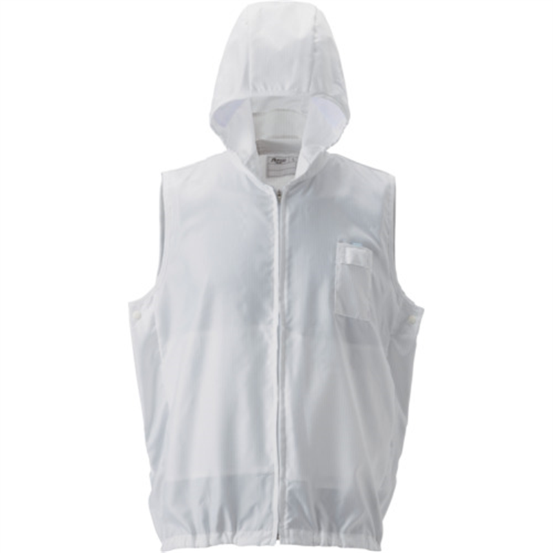 GOLDWIN 空調服[[R上]]フード付きアウターベスト 白 3L 1着（ご注文単位1着）【直送品】