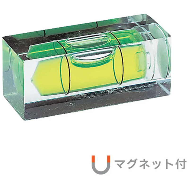 KOD 角型アイベルマグネット付水平器 10×11×20mm 1個（ご注文単位1個）【直送品】