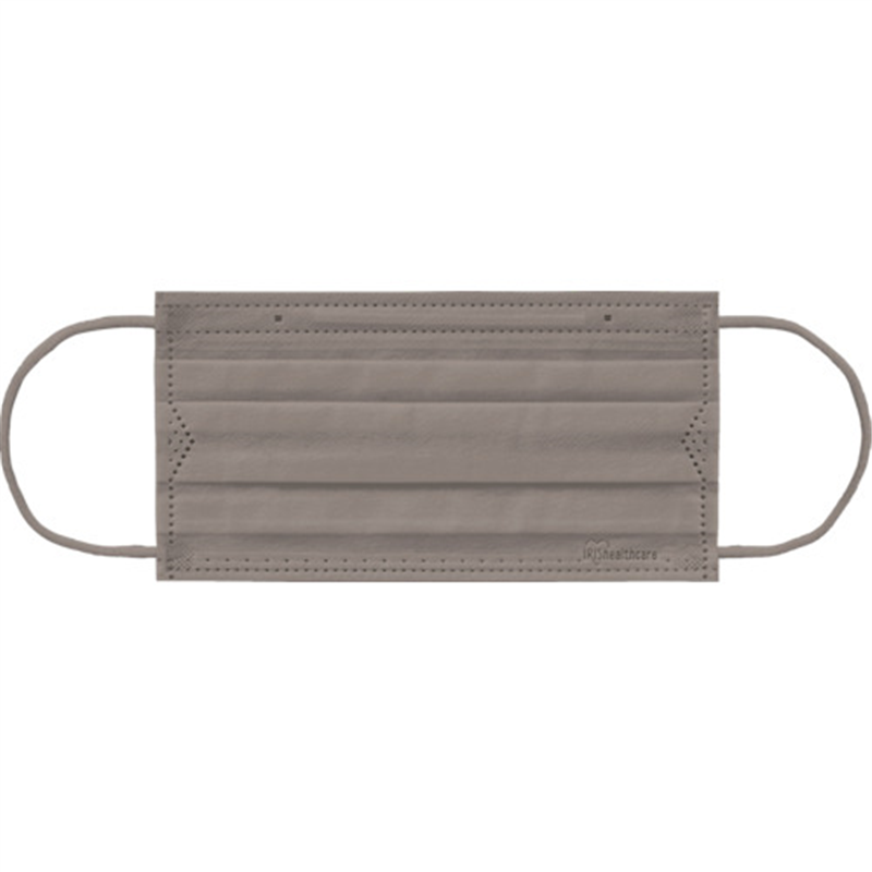 IRIS 296316 DAILY FIT MASK  ふつうサイズ  30枚入 アッシュグレー 1箱（ご注文単位1箱）【直送品】