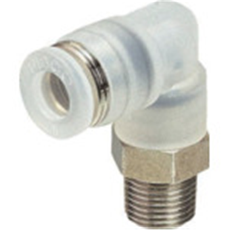 PISCO チューブフィッティングPP エルボ ネジ部材質:SUS304 1個（ご注文単位1個）【直送品】