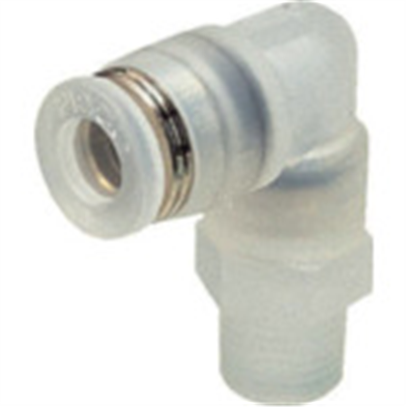 PISCO チューブフィッティングPP エルボ ネジ部材質:PP 1個（ご注文単位1個）【直送品】