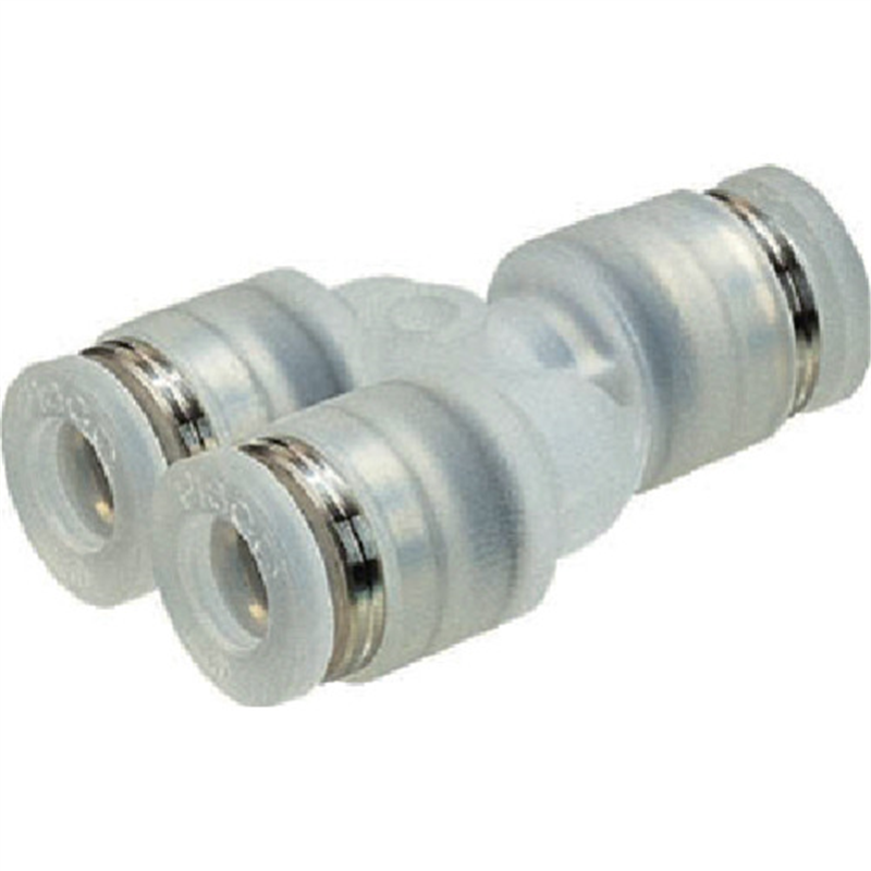 PISCO チューブフィッティングPP ユニオンワイ 1個（ご注文単位1個）【直送品】