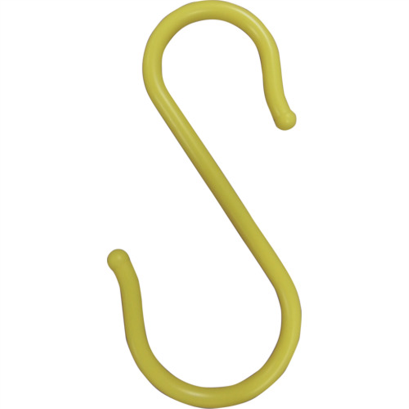 ニッサチェイン Sフック 165mm 黄 (50個入) 1箱（ご注文単位1箱）【直送品】