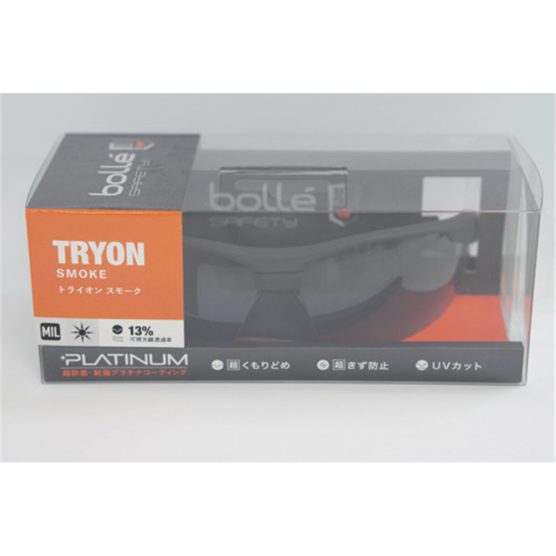 BSSI 保護メガネ TRYON BSSIマットブラック スモークレンズ ブリスタパッケージ 1個（ご注文単位1個）【直送品】