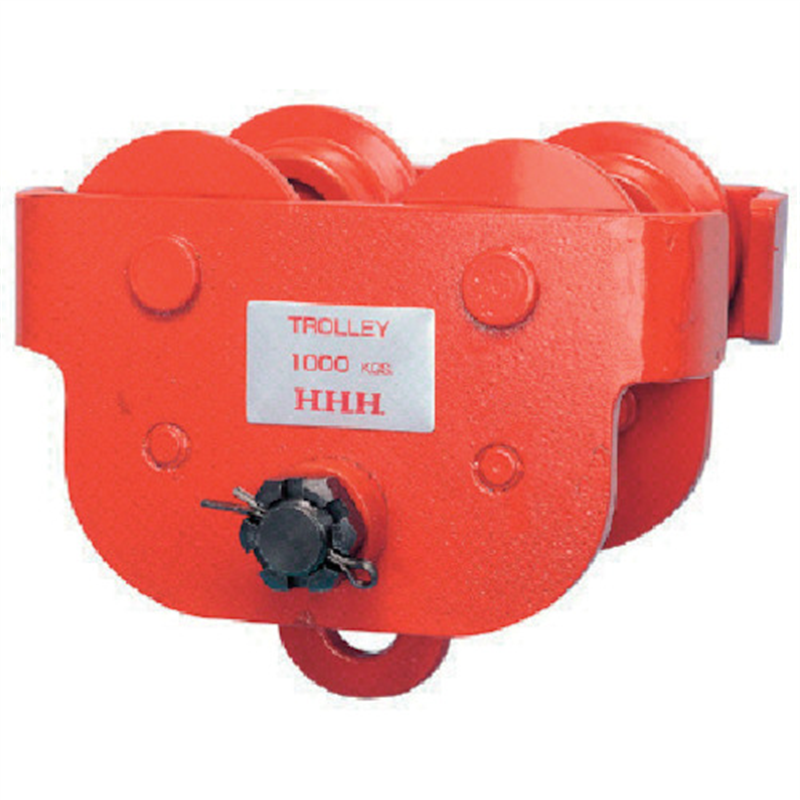 HHH プレントロリー 1t ビーム巾75､100､125用 1台（ご注文単位1台）【直送品】