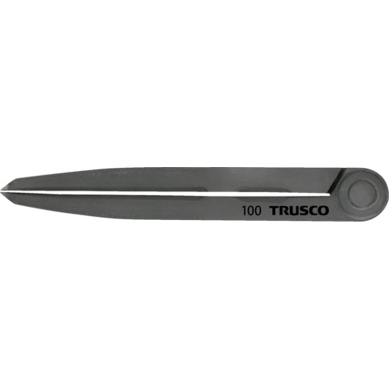TRUSCO 超硬チップ付コンパス 長さ100 円直径150 1本（ご注文単位1本）【直送品】