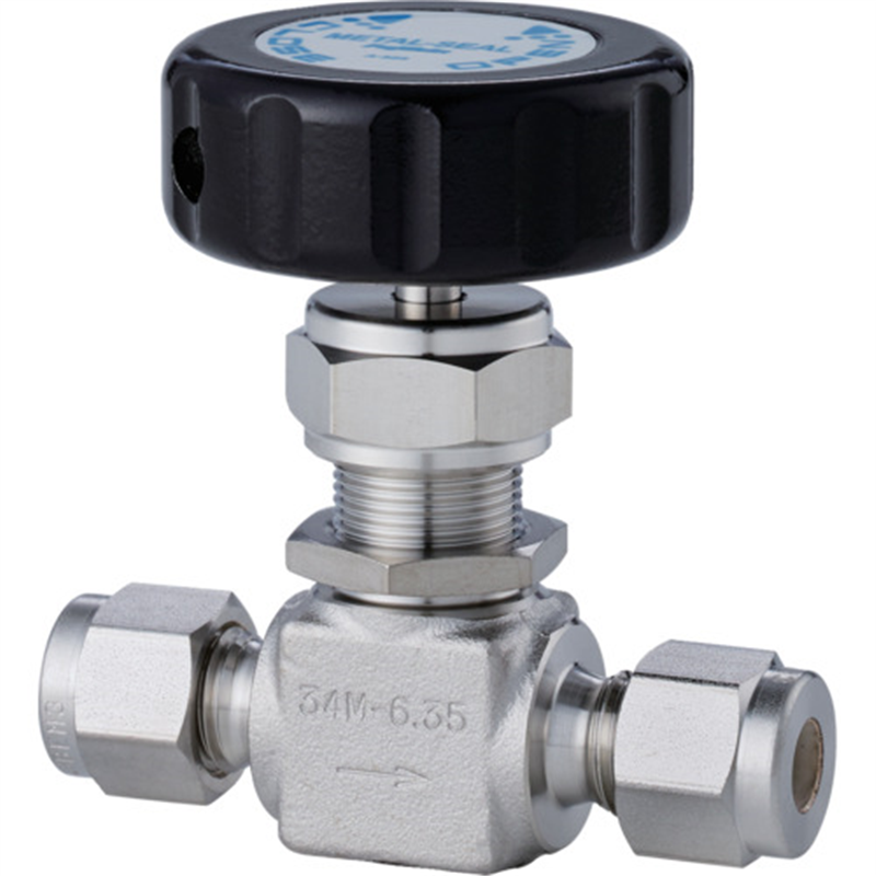 Fujikin SUS鋼製ニードルバルブ 34MPaPUH-934 1個（ご注文単位1個）【直送品】