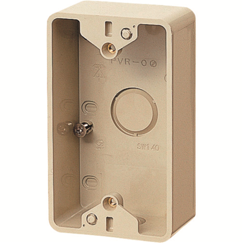 未来 露出スイッチボックスブランク 1個（ご注文単位1個）【直送品】