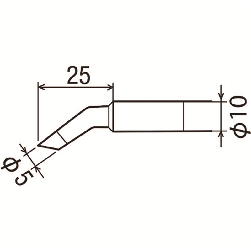 グット PX4用 替こて先 5CJ 1本（ご注文単位1本）【直送品】