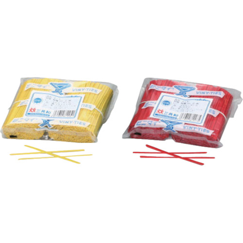 ビニタイ PVCカット品 黒 4mmX15cm (1000本/袋) 1袋（ご注文単位1袋）【直送品】