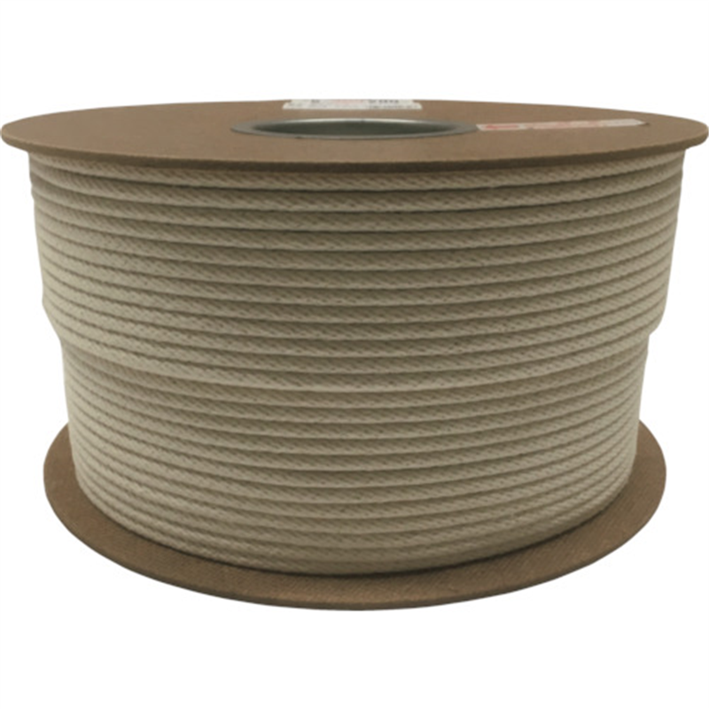 ユタカメイク ロープ 綿金剛打ロープドラム巻 5mm×1m 1巻（ご注文単位200巻）【直送品】