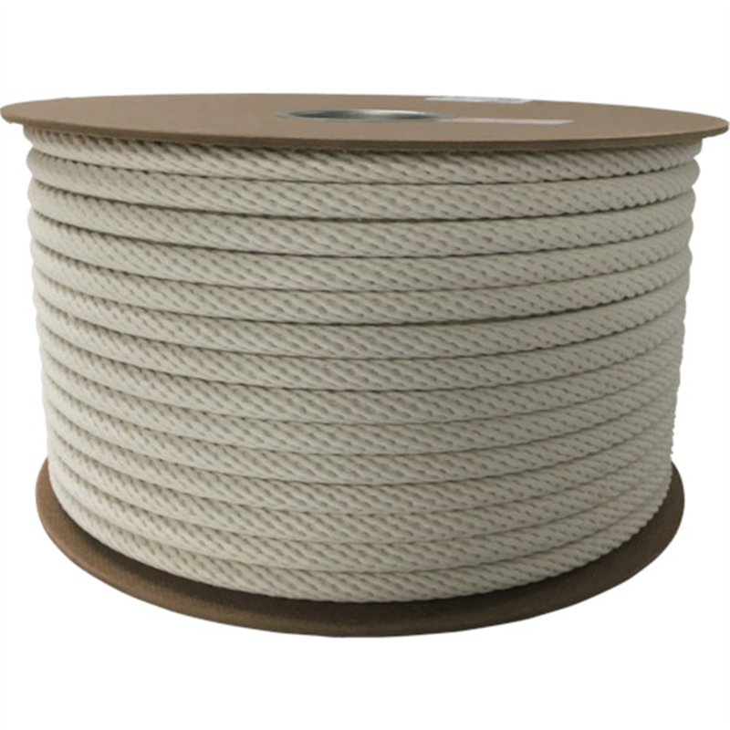 ユタカメイク ロープ 綿金剛打ロープドラム巻 12φ×1m 1巻（ご注文単位100巻）【直送品】