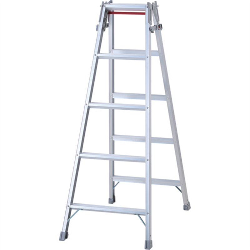 ハセガワ アルミはしご兼用脚立 標準タイプ ワンタッチバー RDー15(10929) 1台（ご注文単位1台）【直送品】