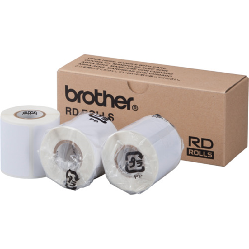 brother RDロール(RJシリーズ用) プレカット紙ラベル 50mm(幅) x 85mm(長さ) 1箱（ご注文単位1箱）【直送品】