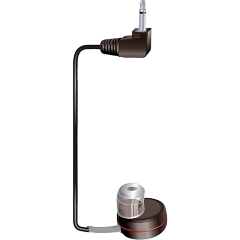 ELPA ラジオイヤホン黒1M 1本（ご注文単位1本）【直送品】