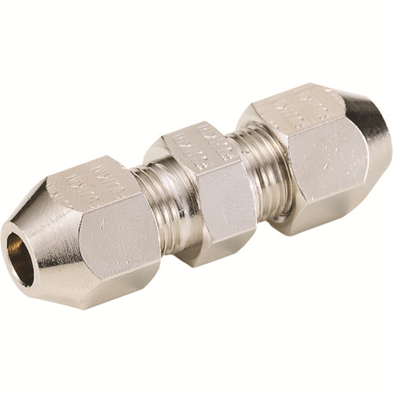 Fujikin 黄銅製リングジョイント ストレートユニオン 1個（ご注文単位1個）【直送品】