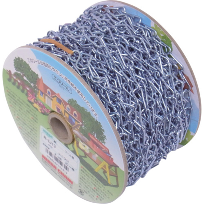 ニッサチェイン ユニクロ鉄三ッ組 30m巻 1巻（ご注文単位1巻）【直送品】