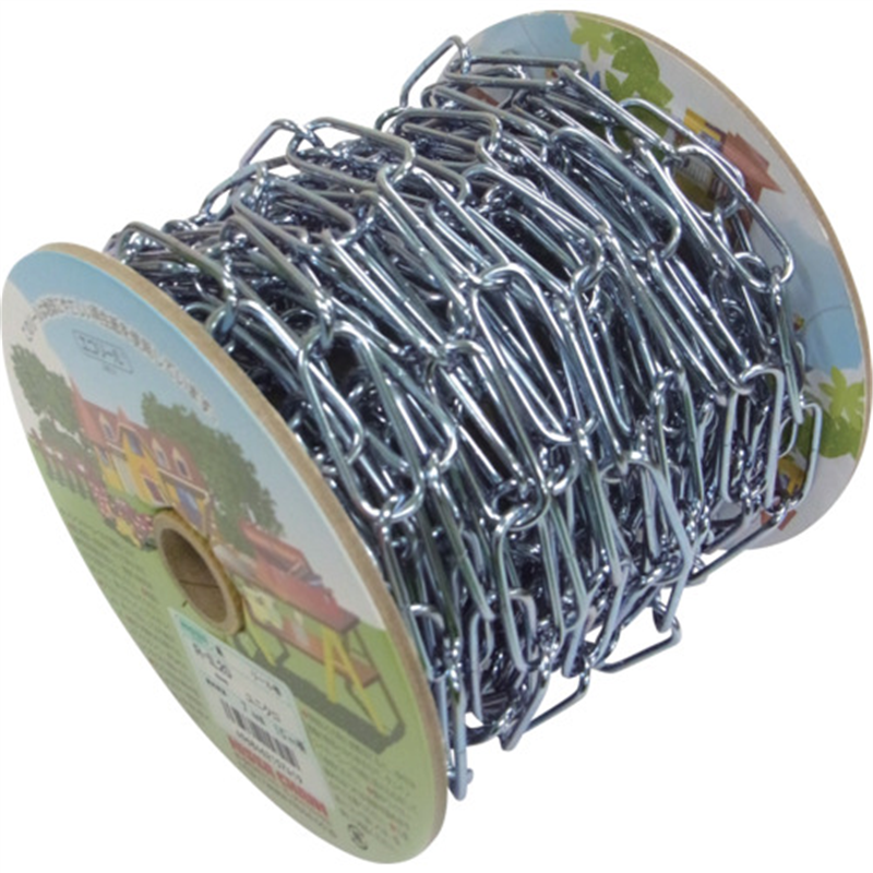 ニッサチェイン ユニクロ鉄リンクC 15m巻 1巻（ご注文単位1巻）【直送品】