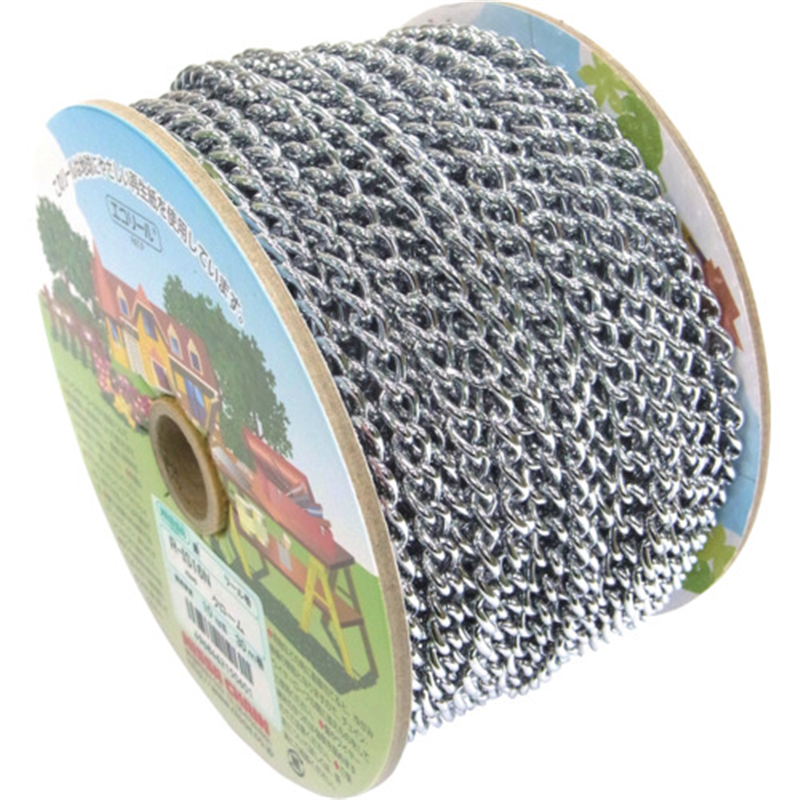 ニッサチェイン 代用クローム鉄Sマンテル 30m巻 1巻（ご注文単位1巻）【直送品】