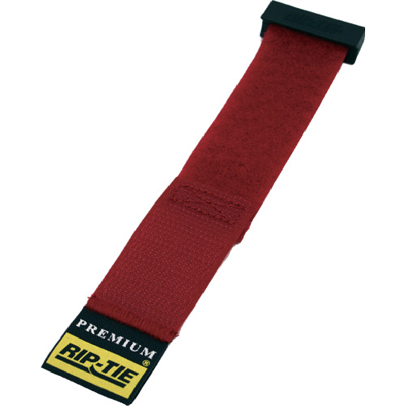 RIP-TIE リップロックケーブルラップ 25.4mmX241.3mm 1本入 赤 1本（ご注文単位1本）【直送品】
