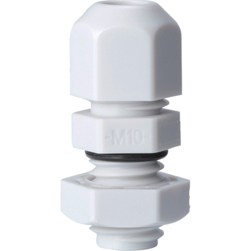 タカチ Mネジケーブルグランド 低価格タイプ ライトグレー 1個（ご注文単位1個）【直送品】