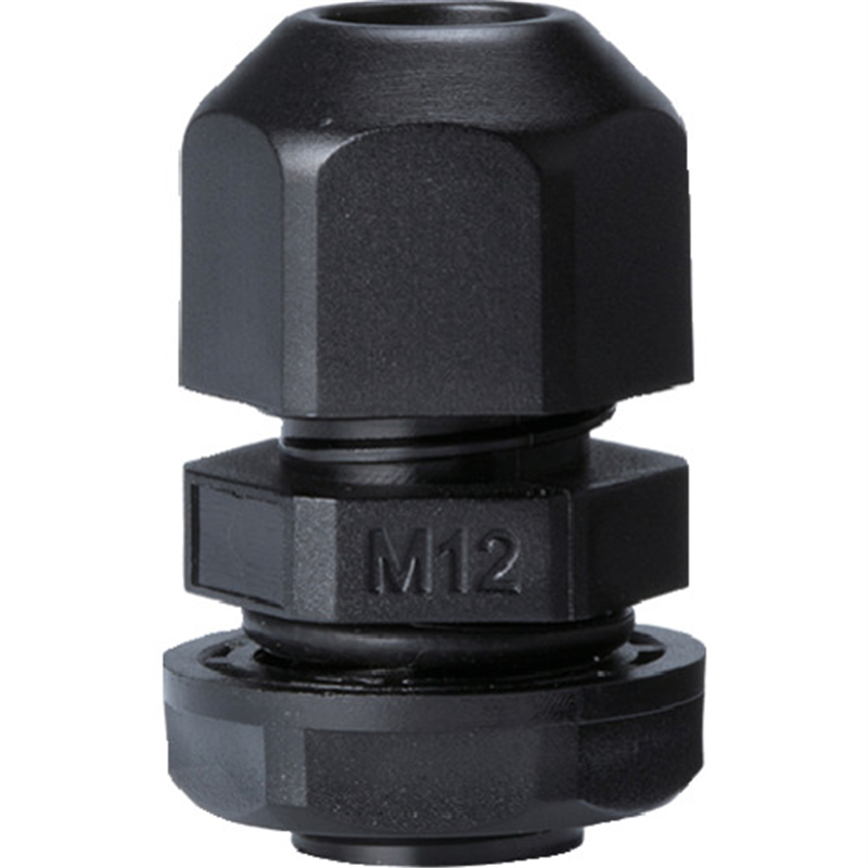 タカチ Mネジケーブルグランド 低価格タイプ ブラック 1個（ご注文単位1個）【直送品】