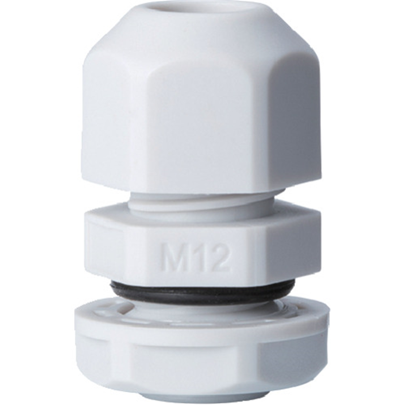 タカチ Mネジケーブルグランド 低価格タイプ ライトグレー 1個（ご注文単位1個）【直送品】