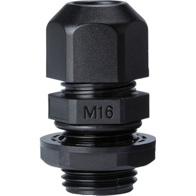 タカチ Mネジケーブルグランド 低価格タイプ ブラック 1個（ご注文単位1個）【直送品】