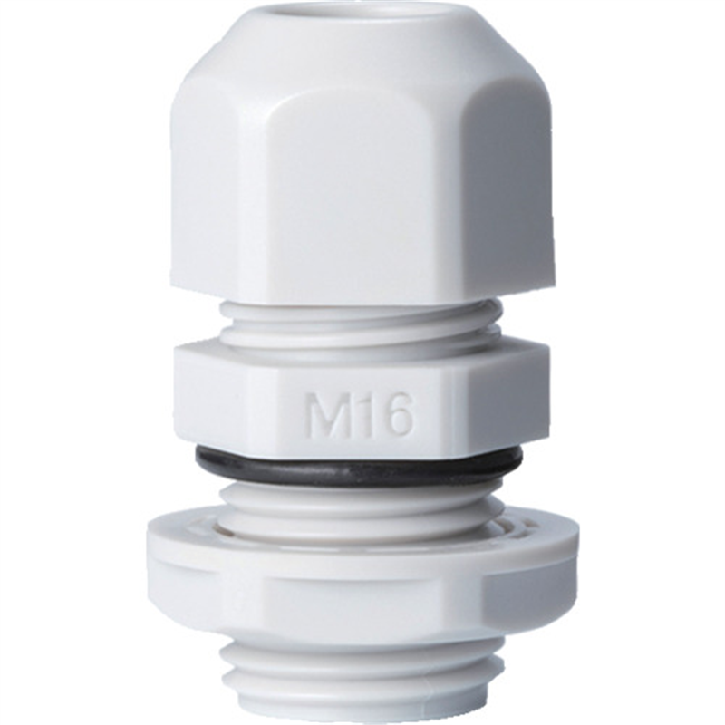 タカチ Mネジケーブルグランド 低価格タイプ ライトグレー 1個（ご注文単位1個）【直送品】