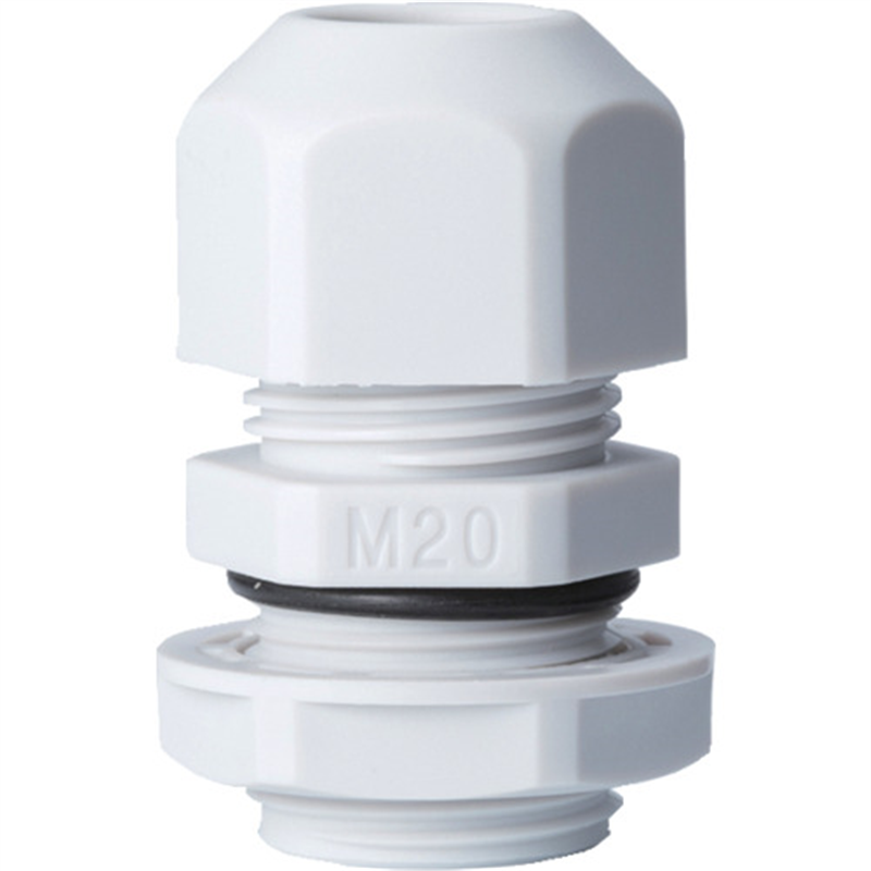 タカチ Mネジケーブルグランド 低価格タイプ ライトグレー 1個（ご注文単位1個）【直送品】