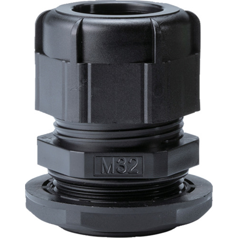 タカチ Mネジケーブルグランド 低価格タイプ ブラック 1個（ご注文単位1個）【直送品】