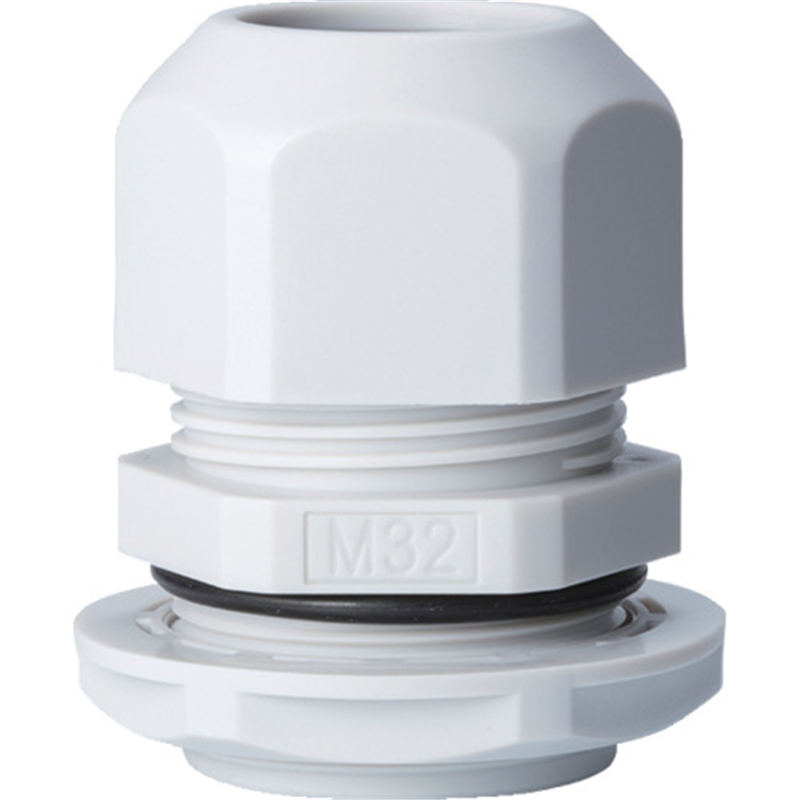 タカチ Mネジケーブルグランド 低価格タイプ ライトグレー 1個（ご注文単位1個）【直送品】