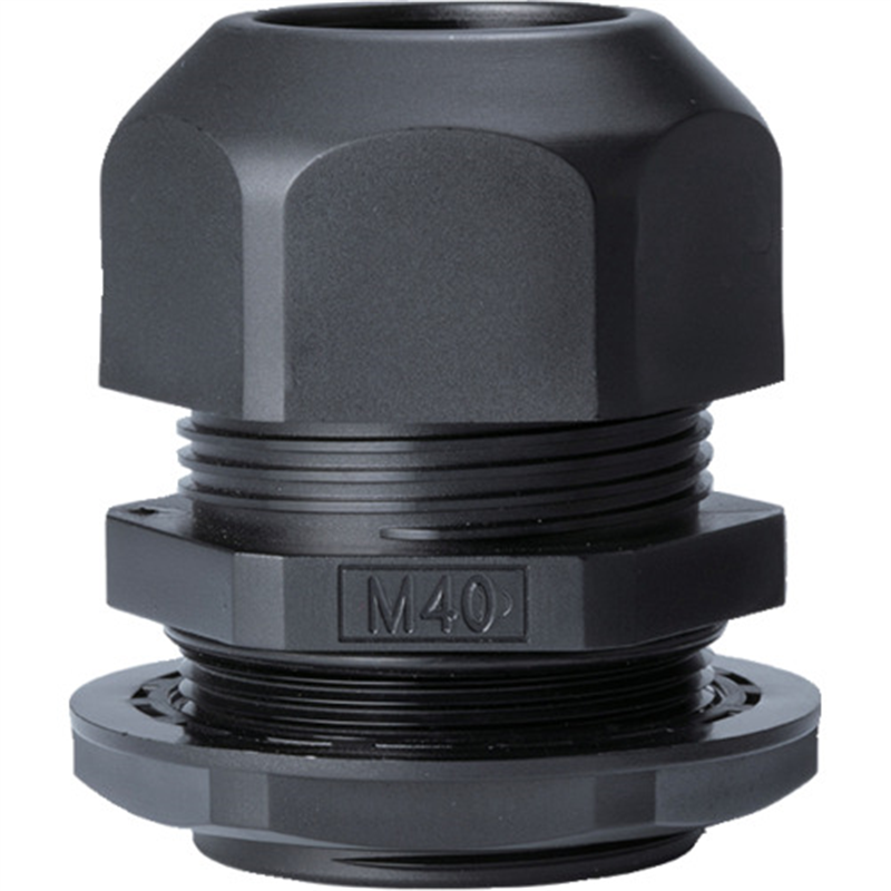 タカチ Mネジケーブルグランド 低価格タイプ ブラック 1個（ご注文単位1個）【直送品】