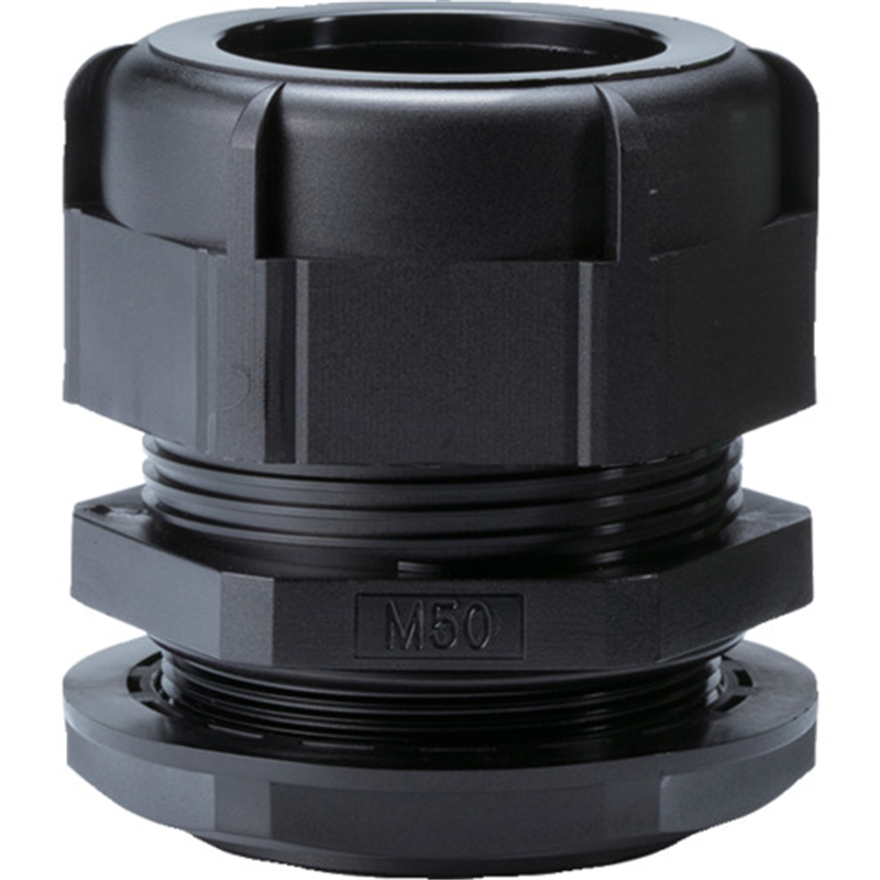 タカチ Mネジケーブルグランド 低価格タイプ ブラック 1個（ご注文単位1個）【直送品】