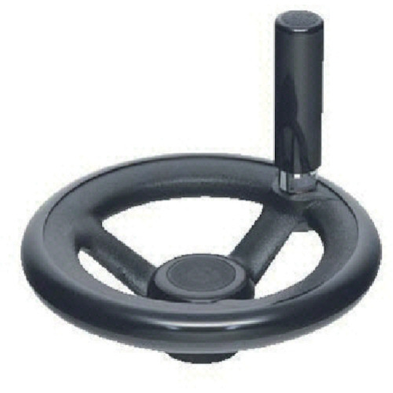 イマオ ハンドル 丸リム型エンプラハンドル車 ハンドル径200mm ステンレス 1個（ご注文単位1個）【直送品】