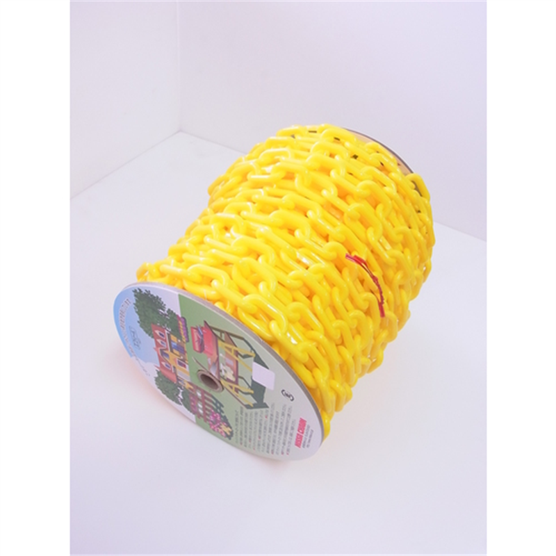 ニッサチェイン プラカラーリンク 30m巻 黄 1巻（ご注文単位1巻）【直送品】