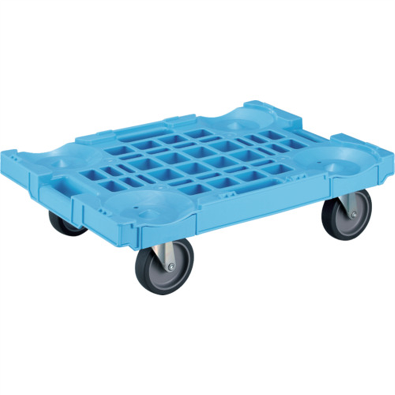 RISU 折り畳みコンテナ用樹脂平台車 627723 ピタキャリ502 1台（ご注文単位1台）【直送品】