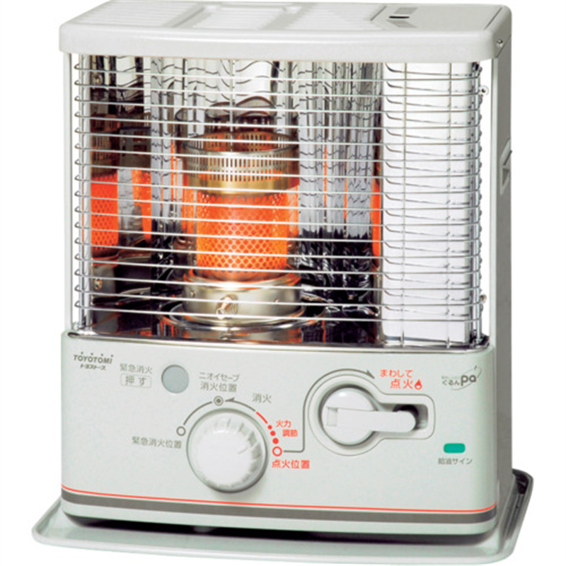 TOYOTOMI 反射型石油ストーブ 電池レス手回し着火タイプ RS-G2424-W 1台（ご注文単位1台）【直送品】