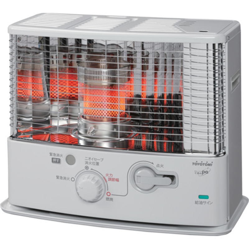 TOYOTOMI 反射型石油ストーブ 電池レス手回し着火タイプ RS-G3024-W 1台（ご注文単位1台）【直送品】
