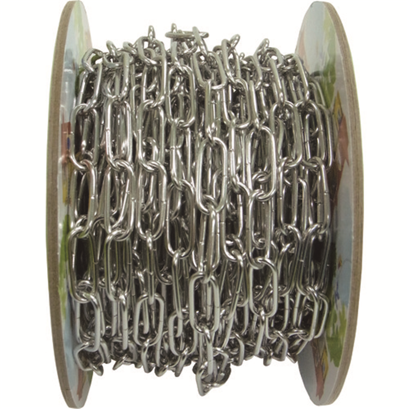 ニッサチェイン ステンレスリンクC 15m巻 1巻（ご注文単位1巻）【直送品】