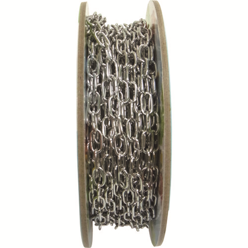 ニッサチェイン ステンレスリンクC 15m巻 1巻（ご注文単位1巻）【直送品】