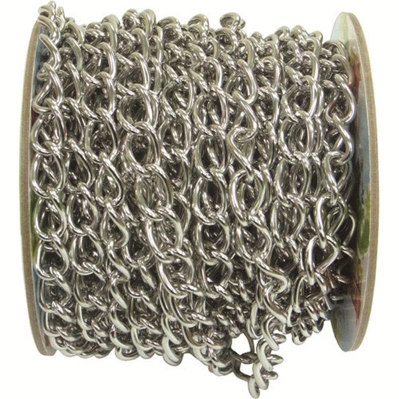 ニッサチェイン ステンレスマンテル 15m巻 1巻（ご注文単位1巻）【直送品】