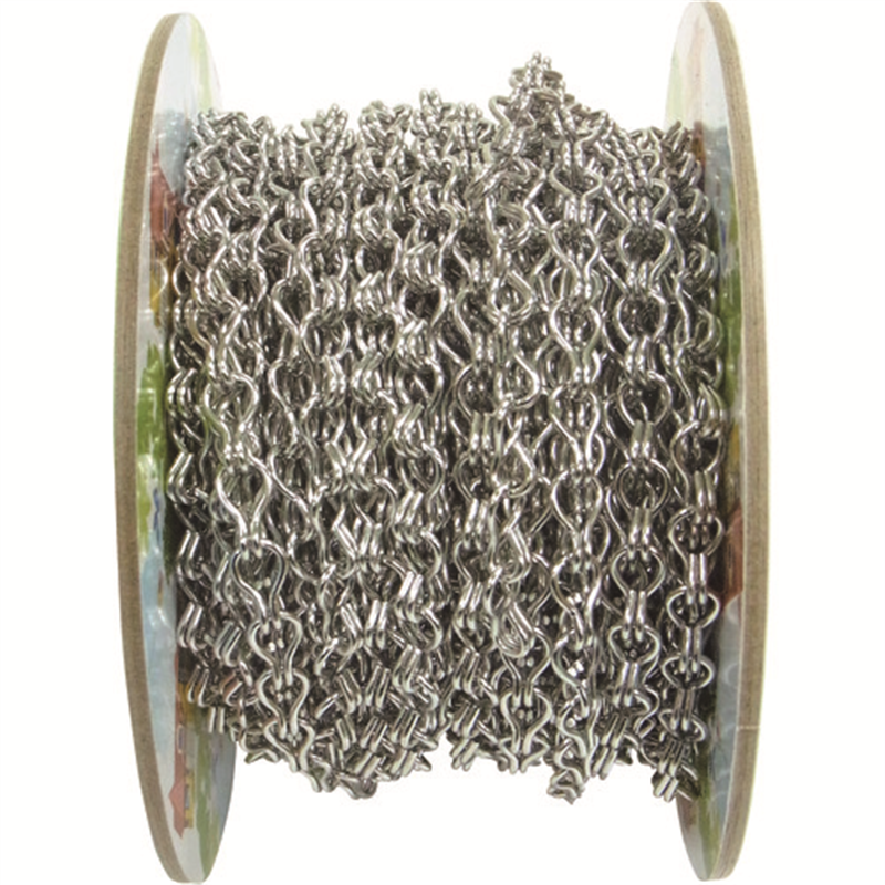 ニッサチェイン ステンレス二重 15m巻 1巻（ご注文単位1巻）【直送品】