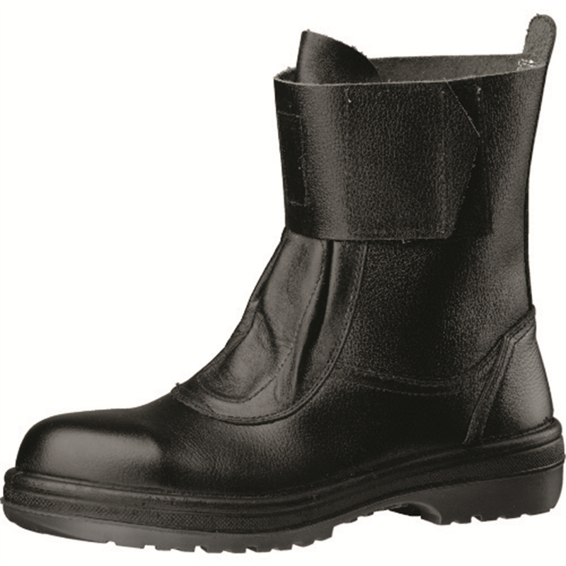 ミドリ安全 新ラバー2層底安全靴 熱場作業用 RT173Nブラック 27cm 1足（ご注文単位1足）【直送品】