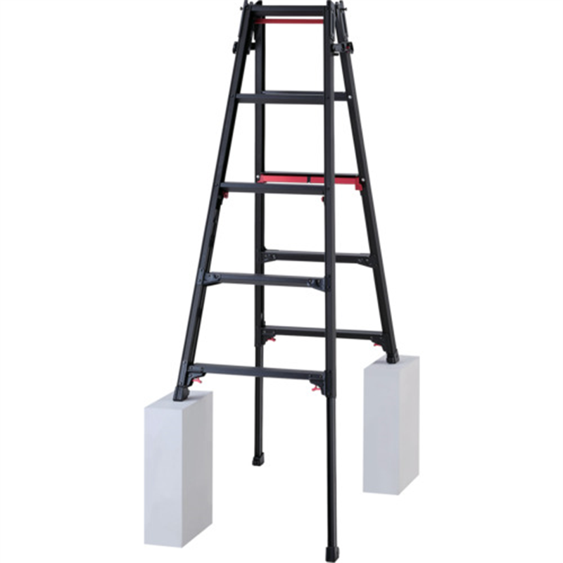 ハセガワ 脚部伸縮式アルミはしご兼用脚立 RYRLB型 5段(10770) 1台（ご注文単位1台）【直送品】