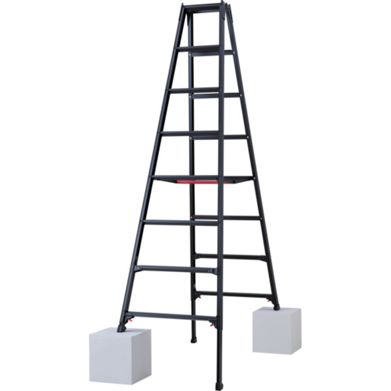 ハセガワ 伸縮脚立(ブラックレーベル)RYZB-24a(10913) 1台（ご注文単位1台）【直送品】