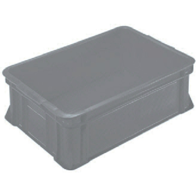 ヒシ S型コンテナ W519×D343×H160 グレー グレー 1個（ご注文単位1個）【直送品】