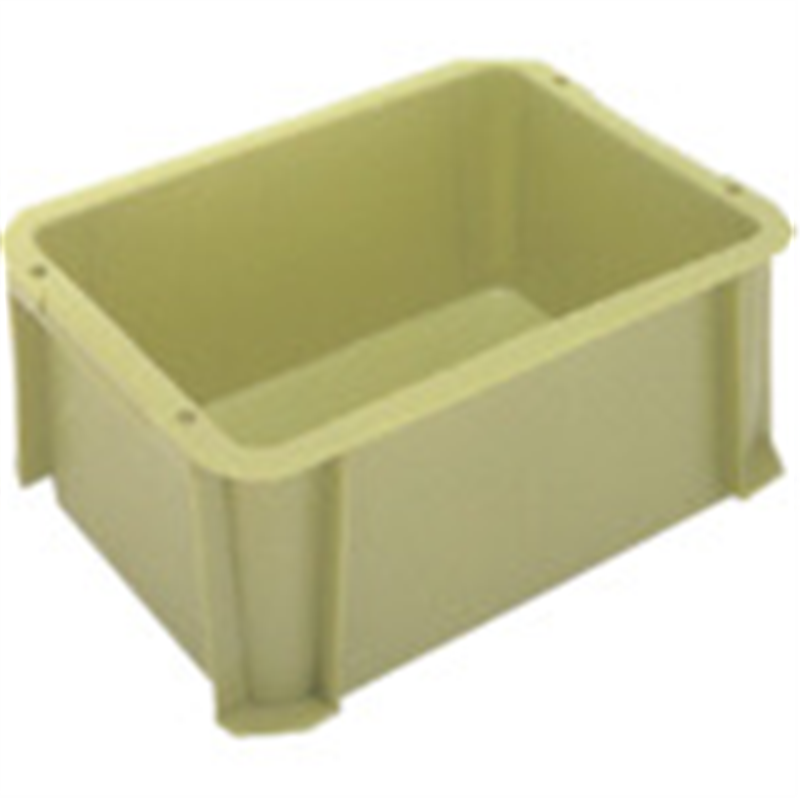 ヒシ S型コンテナ W267×D165×H95 黄緑 黄緑 1個（ご注文単位1個）【直送品】
