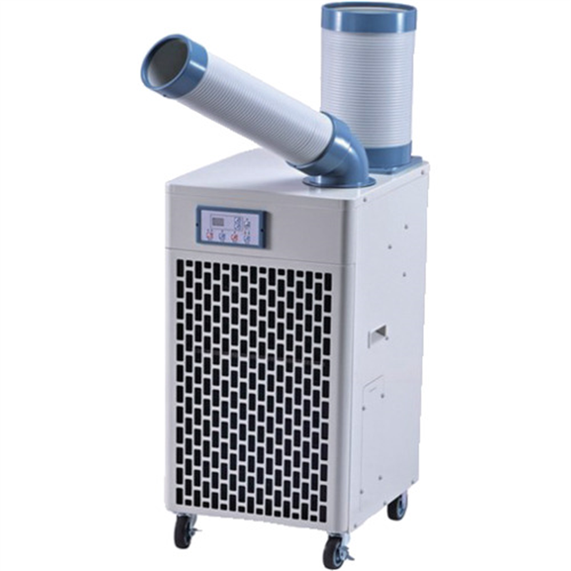 NAKATOMI 冷暖スポットエアコン 冷媒ガスR32 ドレンレス 自動首振り機能付 1台（ご注文単位1台）【直送品】