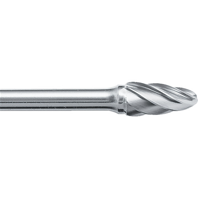 スーパー スーパー超硬バー アルミカット ロー付タイプ シャンク径6mm 砲弾型 刃径:19.0 1本（ご注文単位1本）【直送品】